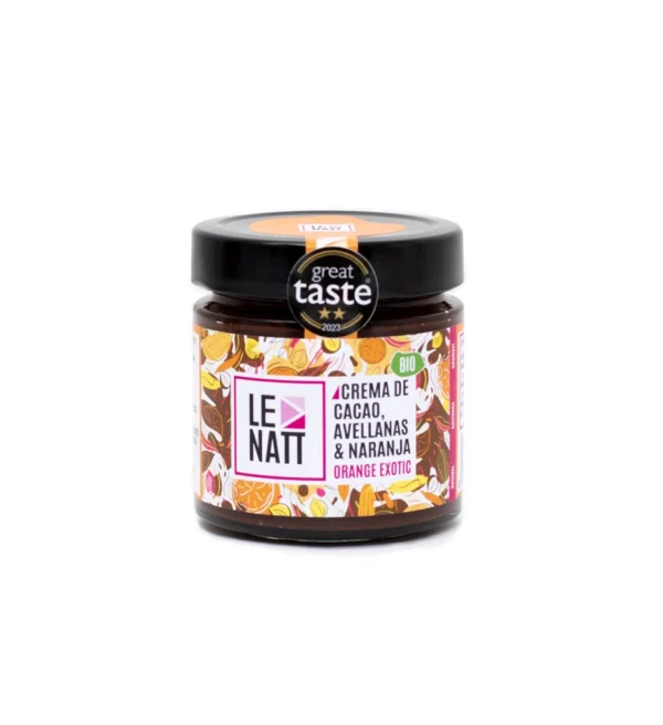 Crema de cacao, avellanas y naranja. Orange Exotic